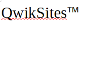 QwikSites makes its mark!